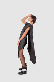 Grey Cashmere Poncho - Shop New fashion designer clothing, shoes, bags & Accessories online - KÖWLI SHOP