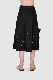 Déjà Vu Skirt with Pocket - Shop New fashion designer clothing, shoes, bags & Accessories online - KÖWLI SHOP