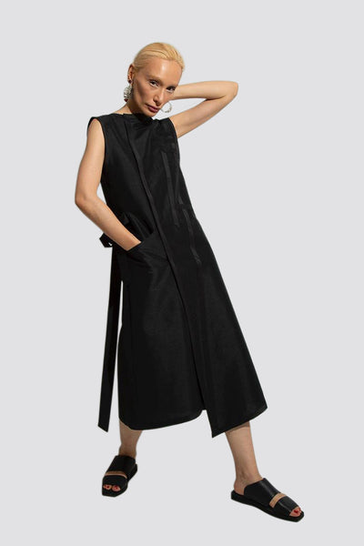 Boundary Black Long Dress - Shop New fashion designer clothing, shoes, bags & Accessories online - KÖWLI SHOP