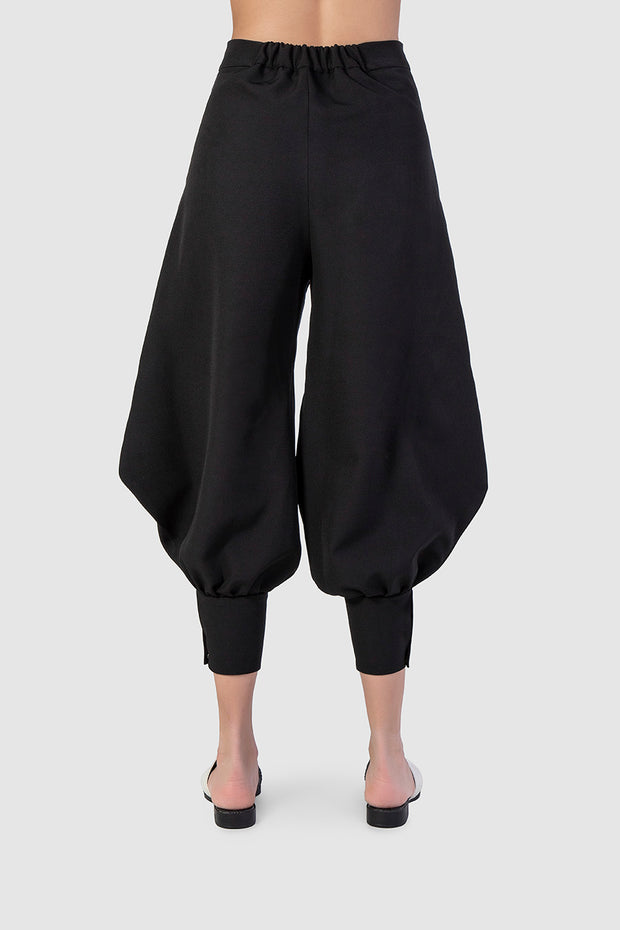 Black Deconstruction Trousers - Shop New fashion designer clothing, shoes, bags & Accessories online - KÖWLI SHOP