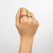 Band Silver Ring - Shop New fashion designer clothing, shoes, bags & Accessories online - KÖWLI SHOP