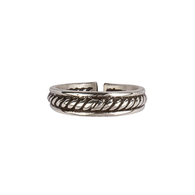 Band Line Silver Ring - Shop New fashion designer clothing, shoes, bags & Accessories online - KÖWLI SHOP