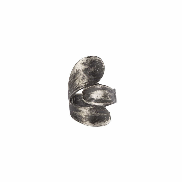 Twisted Silver Ring - Shop New fashion designer clothing, shoes, bags & Accessories online - KÖWLI SHOP