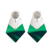 Mastooreh Earrings Green - Shop New fashion designer clothing, shoes, bags & Accessories online - KÖWLI SHOP