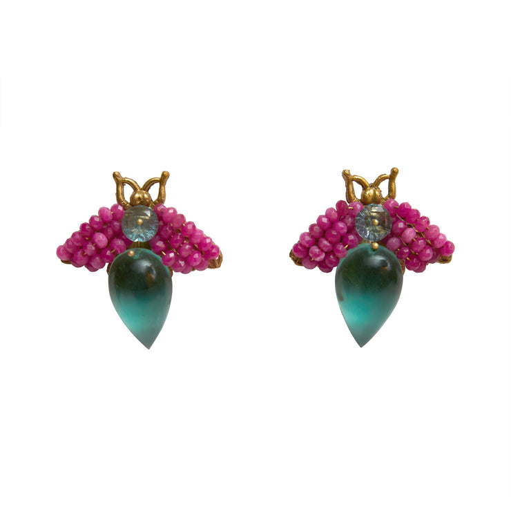 Bee Earrings - Shop New fashion designer clothing, shoes, bags & Accessories online - KÖWLI SHOP
