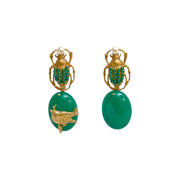 Green Birds Earrings - Shop New fashion designer clothing, shoes, bags & Accessories online - KÖWLI SHOP