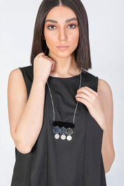 Geometric Necklace with mirrors & Pahlavi Coins - Shop New fashion designer clothing, shoes, bags & Accessories online - KÖWLI SHOP