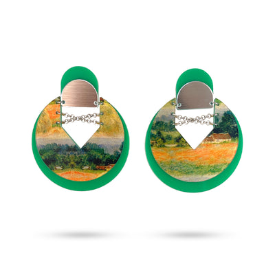 Green Cloud Earring Earrings