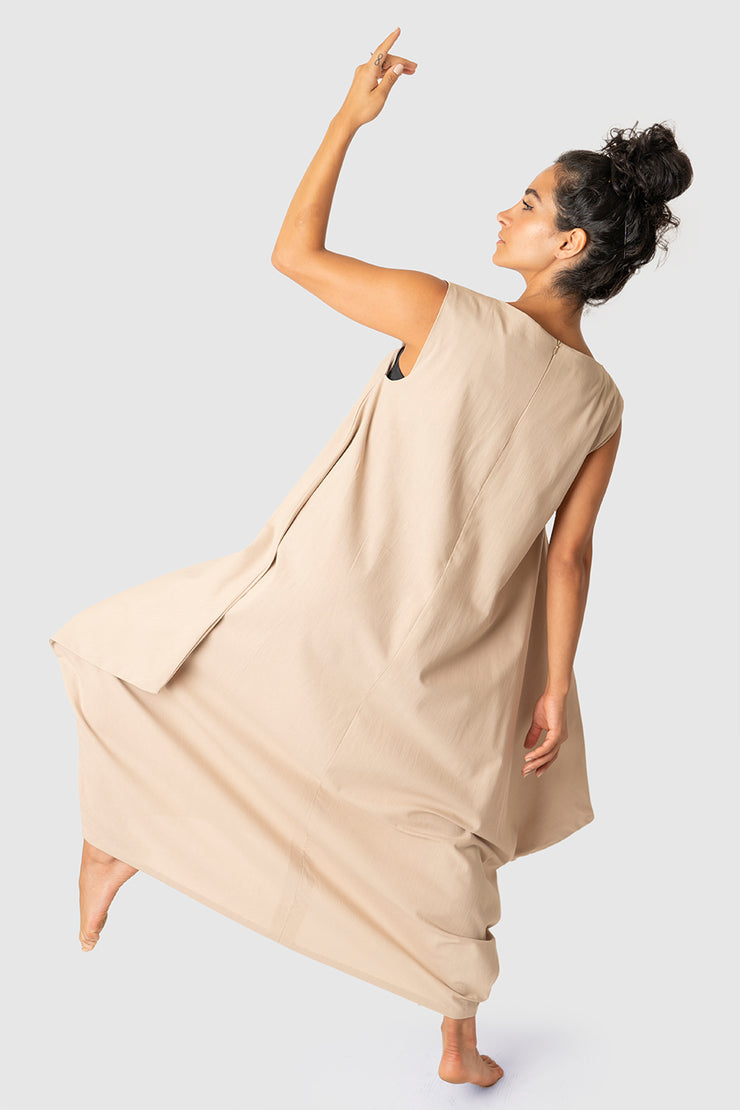 Long Pocket Linen Dress