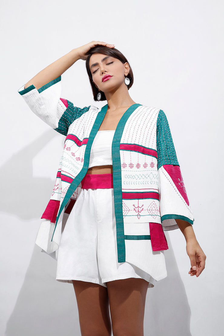 Lily Hand Embroidered Coat - Shop New fashion designer clothing, shoes, bags & Accessories online - KÖWLI SHOP