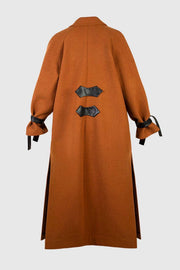Mahogany Wool Coat