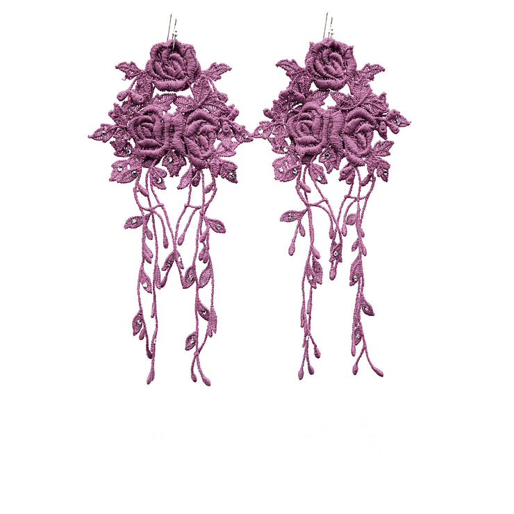 Pink chandelier Earrings - Shop New fashion designer clothing, shoes, bags & Accessories online - KÖWLI SHOP