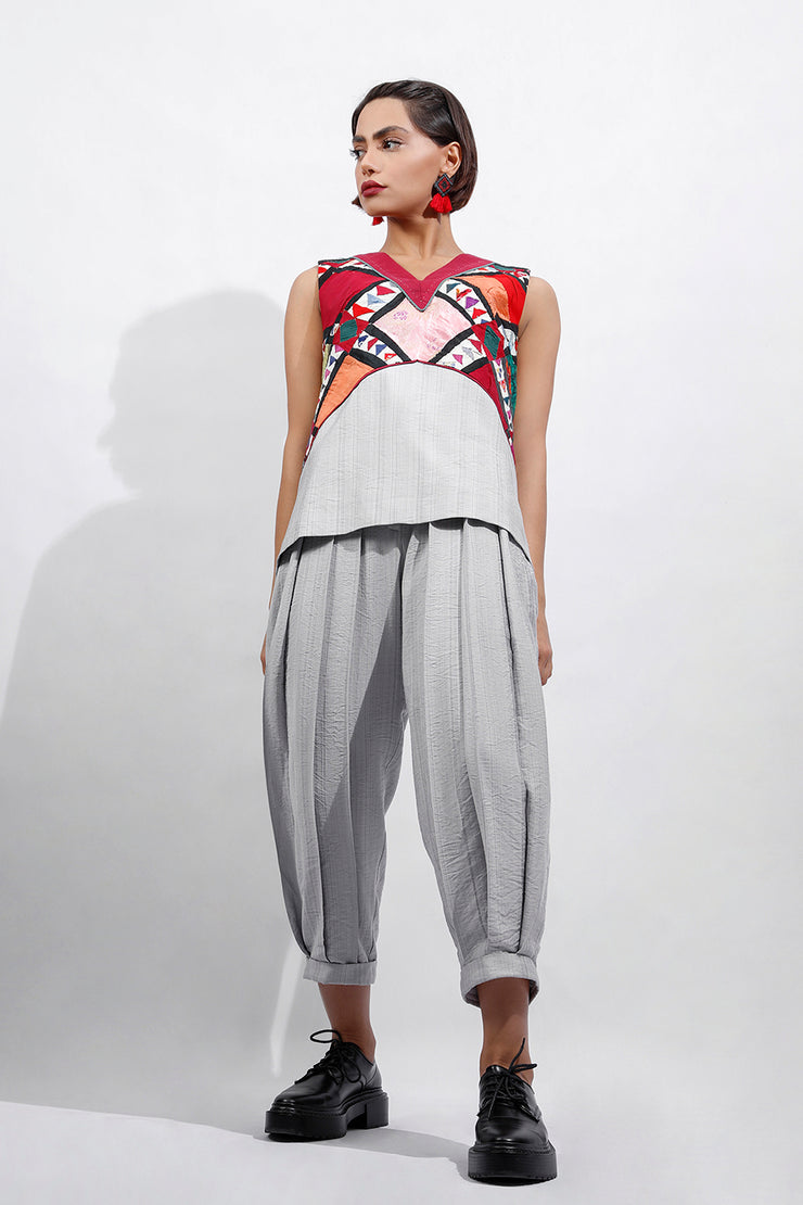 Bokhara Sleeveless Tops - Shop New fashion designer clothing, shoes, bags & Accessories online - KÖWLI SHOP