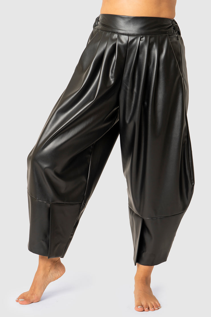 Raven Leather Trousers