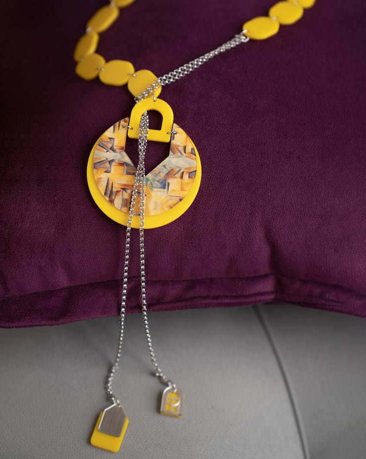 Yellow Cloud Necklace