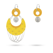 Yellow Moon Earrings