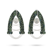 Green Window Earrings